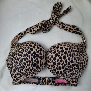 34D Victoria's Secret leopard bikini top